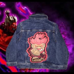 Custom Jean jacket I make kids and adult customs.